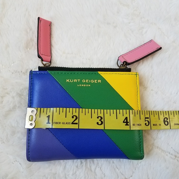 Kurt Geiger Rainbow Leather Small Wallet - Picture 5 of 9